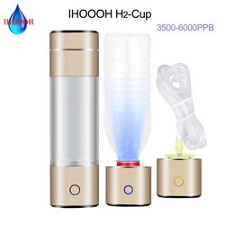 Hydrogen Rich Water Generator Bottle/Cup 6000ppb ORP Alkaline Japanese Craftsmanship Titanium Platinum Quantum Pure H2 Ionizer