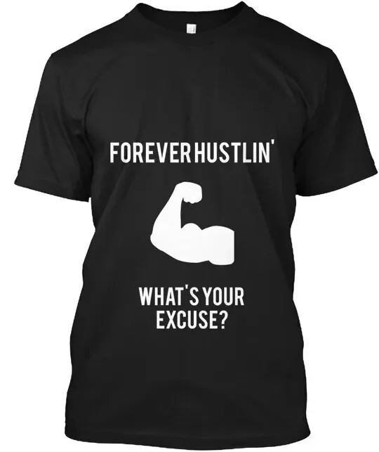 Футболка Forever Hustlin, размеры от S до 5XL