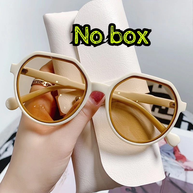1pcs Unisex Geometric Sunglasses Minimal Designer Style UV Protection, with Case For Daily & Vacation Wear