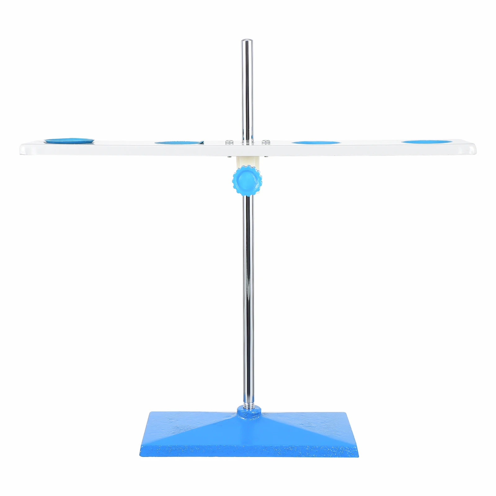 

Four Hole Stand Rack for Teaching Lab Science Iron Adjustable Height 4-Hole Funnel Stand Stable Chemistry Tool