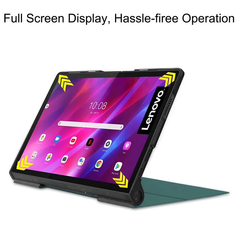 Funda For Lenovo Yoga Tab 11 Case YT-J706F PU Leather Flip Stand Cover For Lenovo Yoga Tab 11 YT-J706X 11 inch Case Cover Coque
