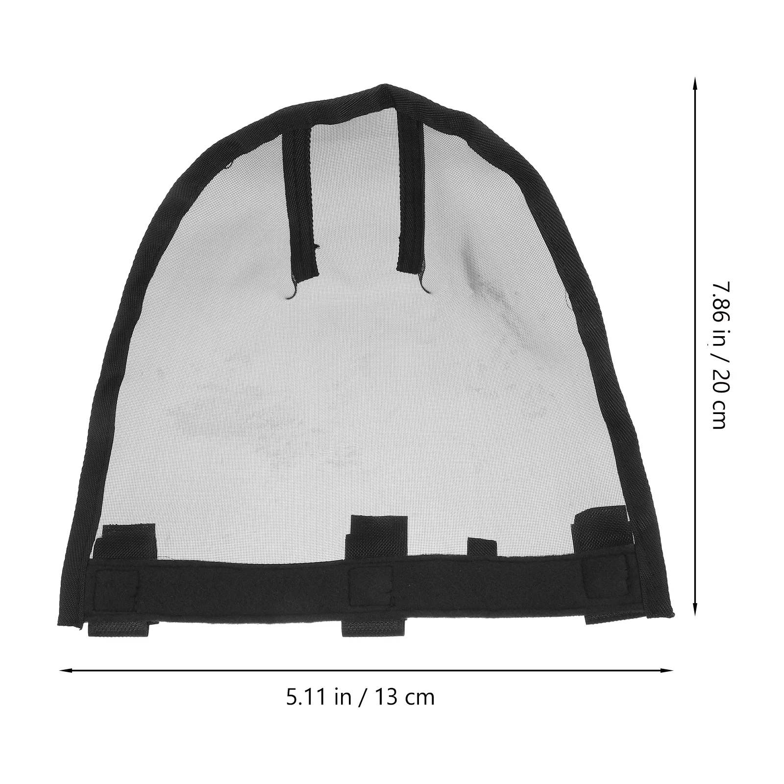 غطاء أنف حصان قابل للتنفس، شبكة أنف شبكية ناعمة ناعمة، درع حاجز الذبابة في الهواء الطلق لحماية حصان المزرعة، قناع حيوانات المزرعة #6