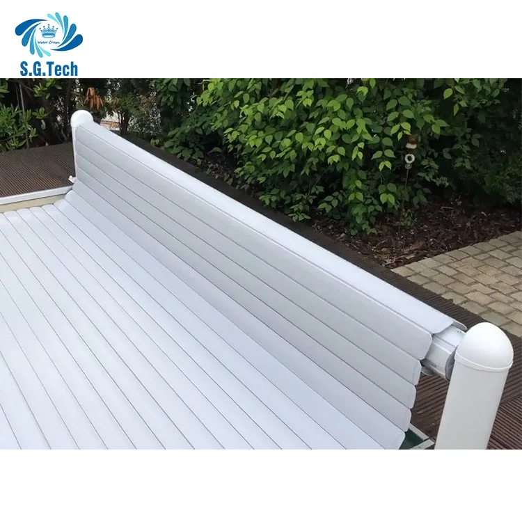 

Water Crown Customizable Logo Automatic PC Plastic Pool Cover Outdoor In-ground and Swimming Pool Cover
