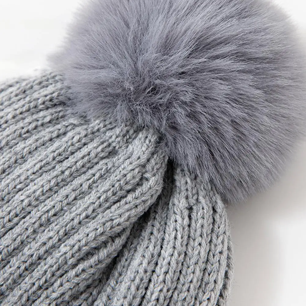 Winter Fashion Essentials 3pcs Women Winter Hat Scarf Gloves Set Thickened Knitted Brimless Long Warm Scarf Elastic for Weather