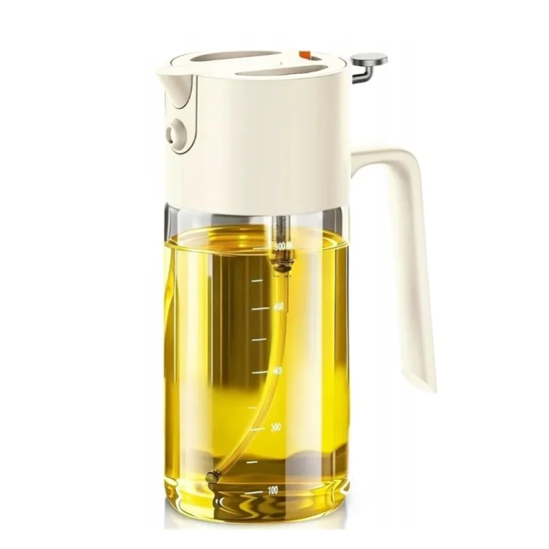 Butelka do dozowania oleju do kuchni, dozownik oleju oliwnego i rozpylacz oleju, 550 ml, butelka do rozpylania oleju oliwnego do gotowania. — 2