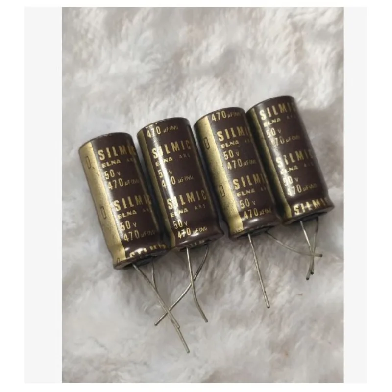 1PCS SILMIC 470uf 50v ELNA Electrolytic Capacitor