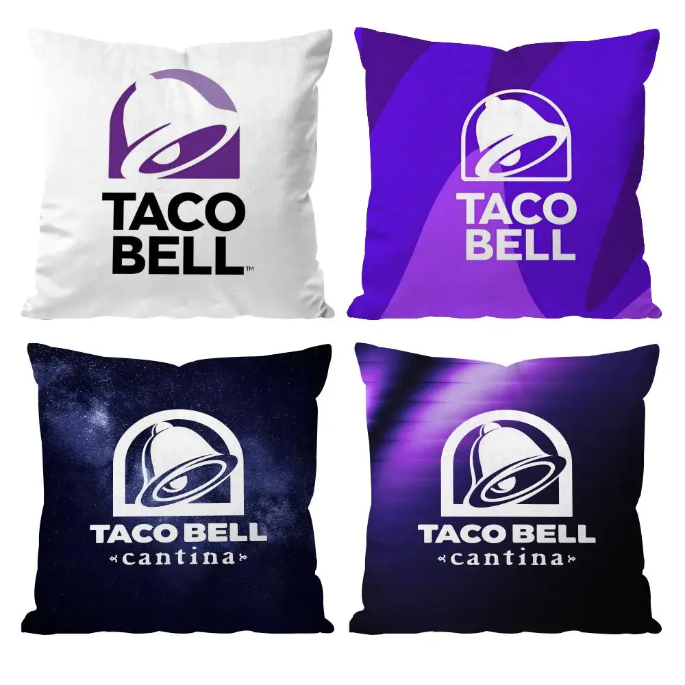 Taco Bell Cushion Cover Pattern Printed Pillowcase For Living Room Sofa Cushion Cover & Bedroom Decor