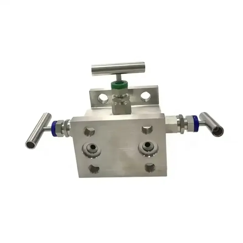 Stainless Steel Flange to Flange Direct Mounting Instrument 3 Valve Manifold