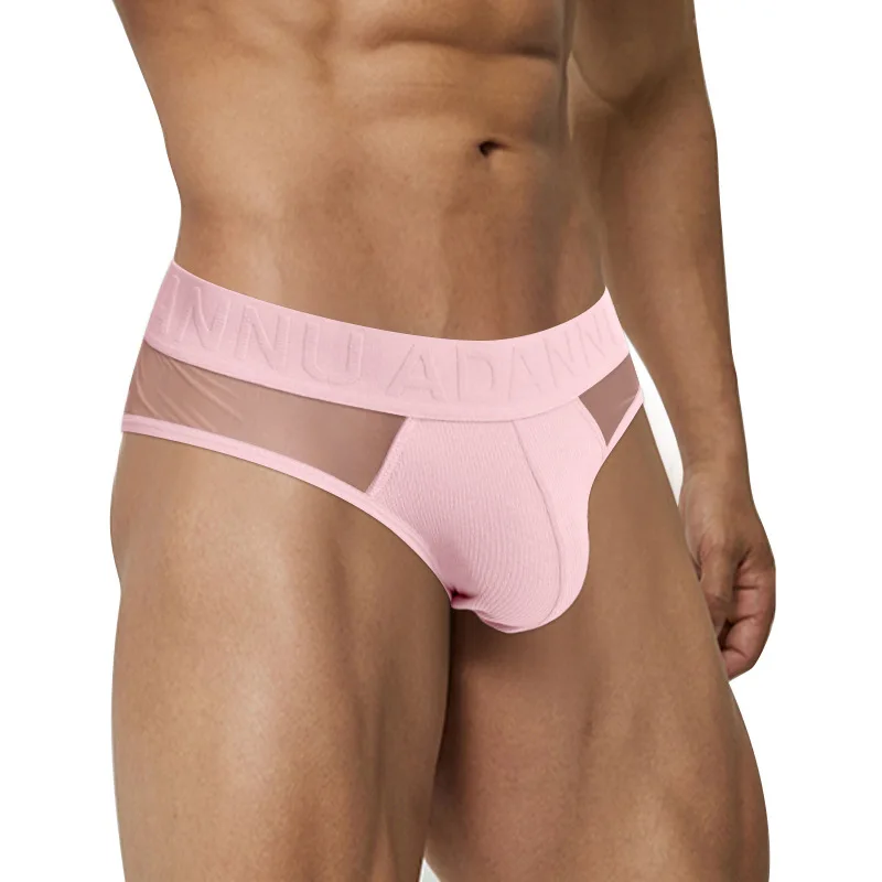 ADANNU Slip da uomo sexy più venduti, traspiranti e senza cuciture, mutande con cintura elastica in rilievo