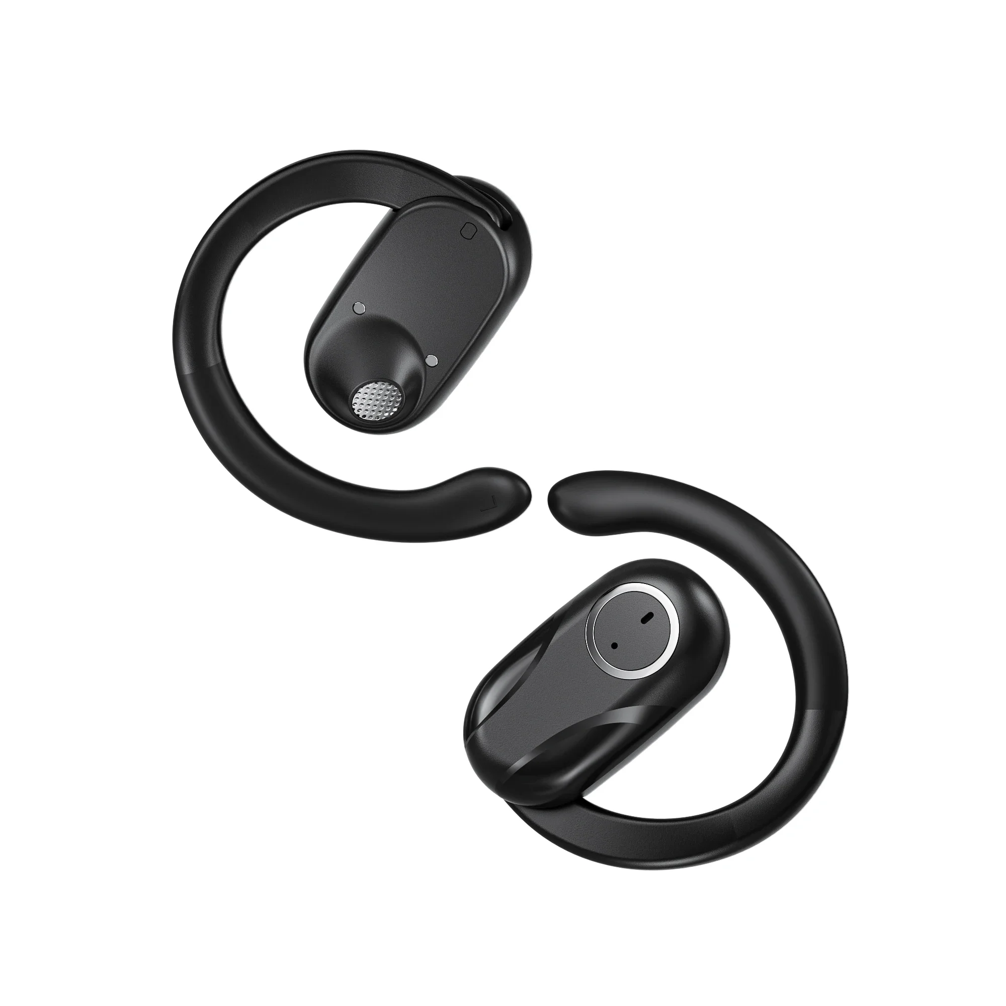 2024 HaaYot Open Ear Sports Earphone Bluetooth 5.4 HiFi Stereo ENC Noise HD Call for Sports Ear Hook Music Earbuds for Running