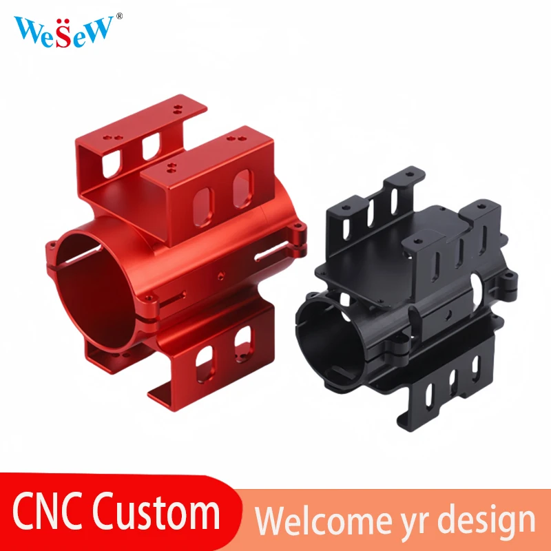 

Производитель на заказ, металлический зажим для трубки БПЛА, распылительный дрон, алюминиевый зажим для труб, приспособление, соединительный разъем, детали для обработки дрона с ЧПУ