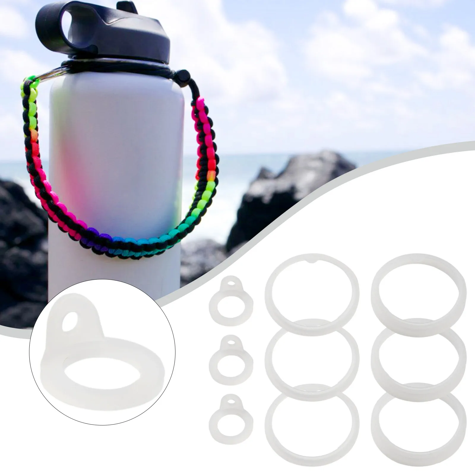 Accessories Sealing Gasket For Water Bottle Straw Lid Primary Color Replacement Chug Lid & Chug Spout Practical