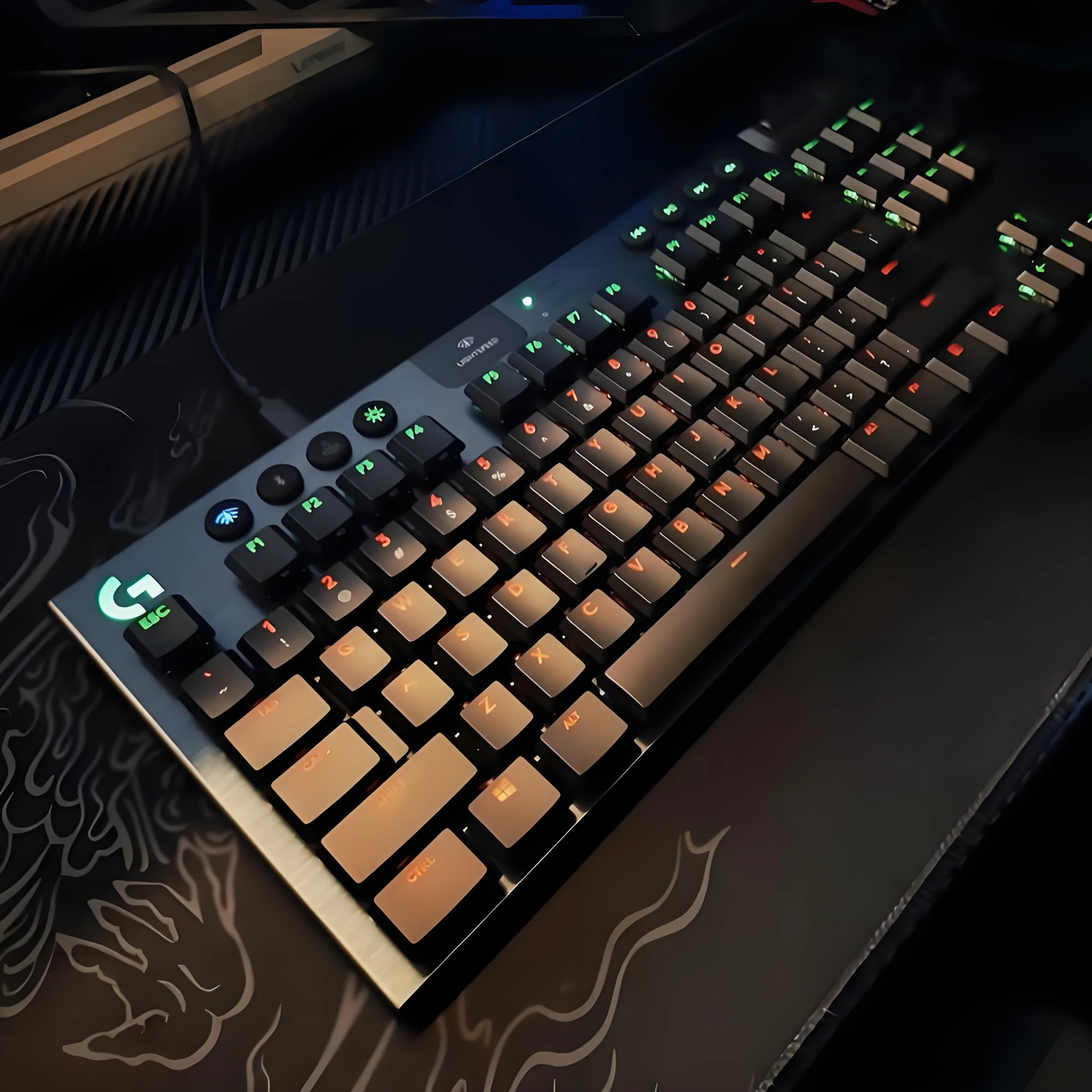 

For Logitech Mechanical Keyboard G915\G913 G815\G813\TKL Series Multi-Color Backlit Replacement Keycaps G915 Non-Slip Keycaps