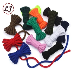 10 Yards 5mm High Strength Handmade Woven Cored Rope Cotton Cords  For Sewing Accessories Craft Projects Home Decoration DIY