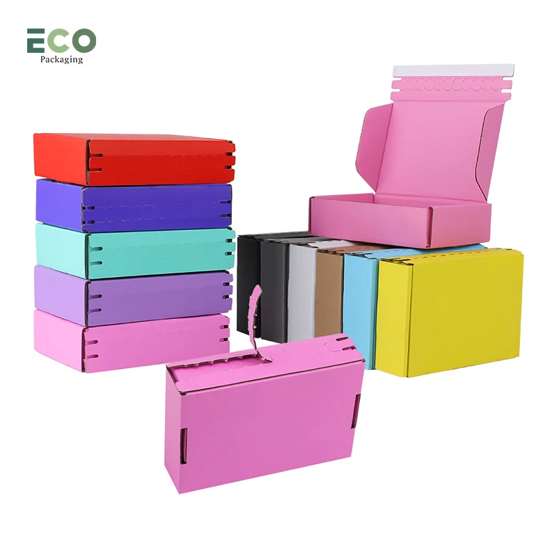 

Cosmetic Mailer Box Eco Custom Logo Printed Corrugated Shipping Boxes Cardboard Packaging Paper Box with zip