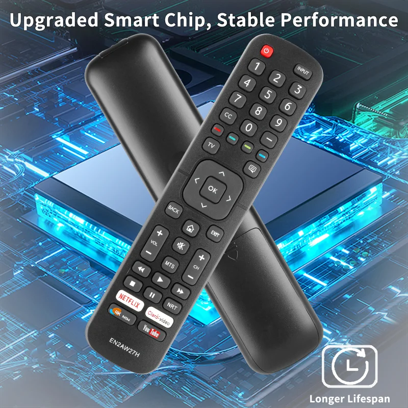 Control remoto EN2AW27H para Hisense, para Hisense Smart LCD LED HDTV 55R7E 55R7080E EN2AI27H EN2A27 65R7080E 65R7050E 55R7050E 43