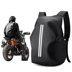 Reflective Motorcycle Backpack Helmet Bag Waterproof Motorcycle Backpacks for Men,Multifunction Rider Backpack Laptop bag
