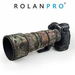 ROLANPRO Camera Lens Coat For Nikon Z 400mm F4.5 VR S  Waterproof Protective Case Z400 F/4.5 Camouflage Rain Cover Guns Sleeve