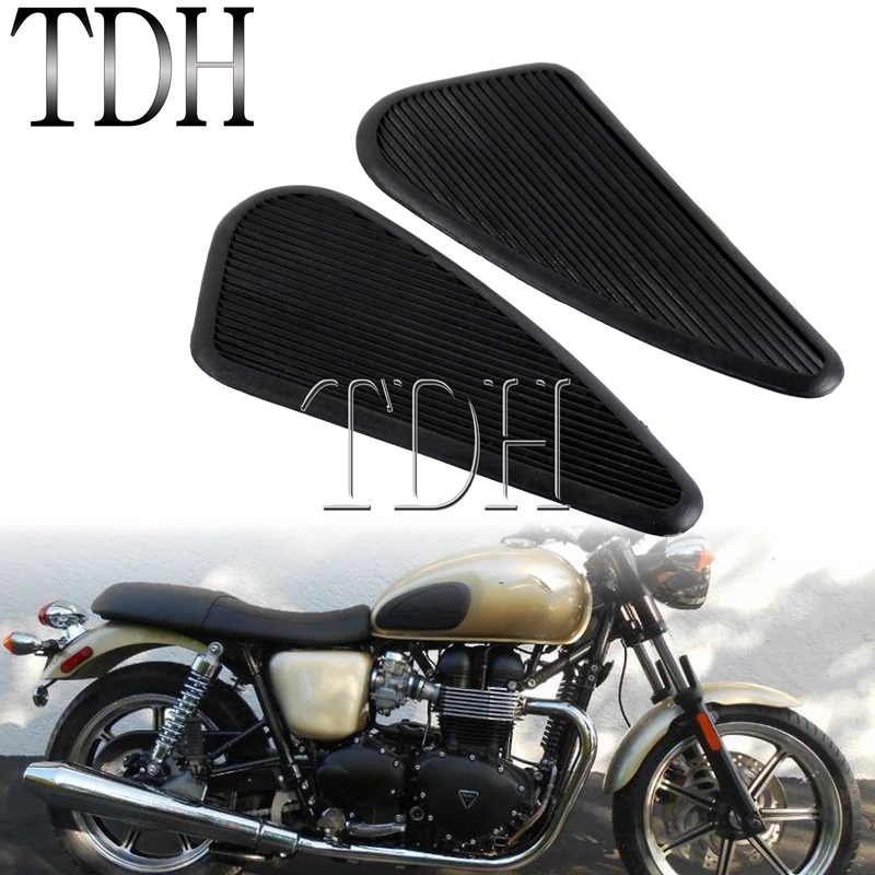 

Vintage Tank Traction Protection Pad Gas Fuel Knee Grip Sticker Classic Side Pad for Harley Cafe Racer BMW Honda Yamaha CB XS650