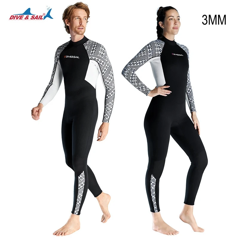 

3MM Men Women Neoprene Snorkeling Kayaking Keep Warm Swim Diving Suit Scuba UnderWater Hunting Spearfishing Drifting WetSuit