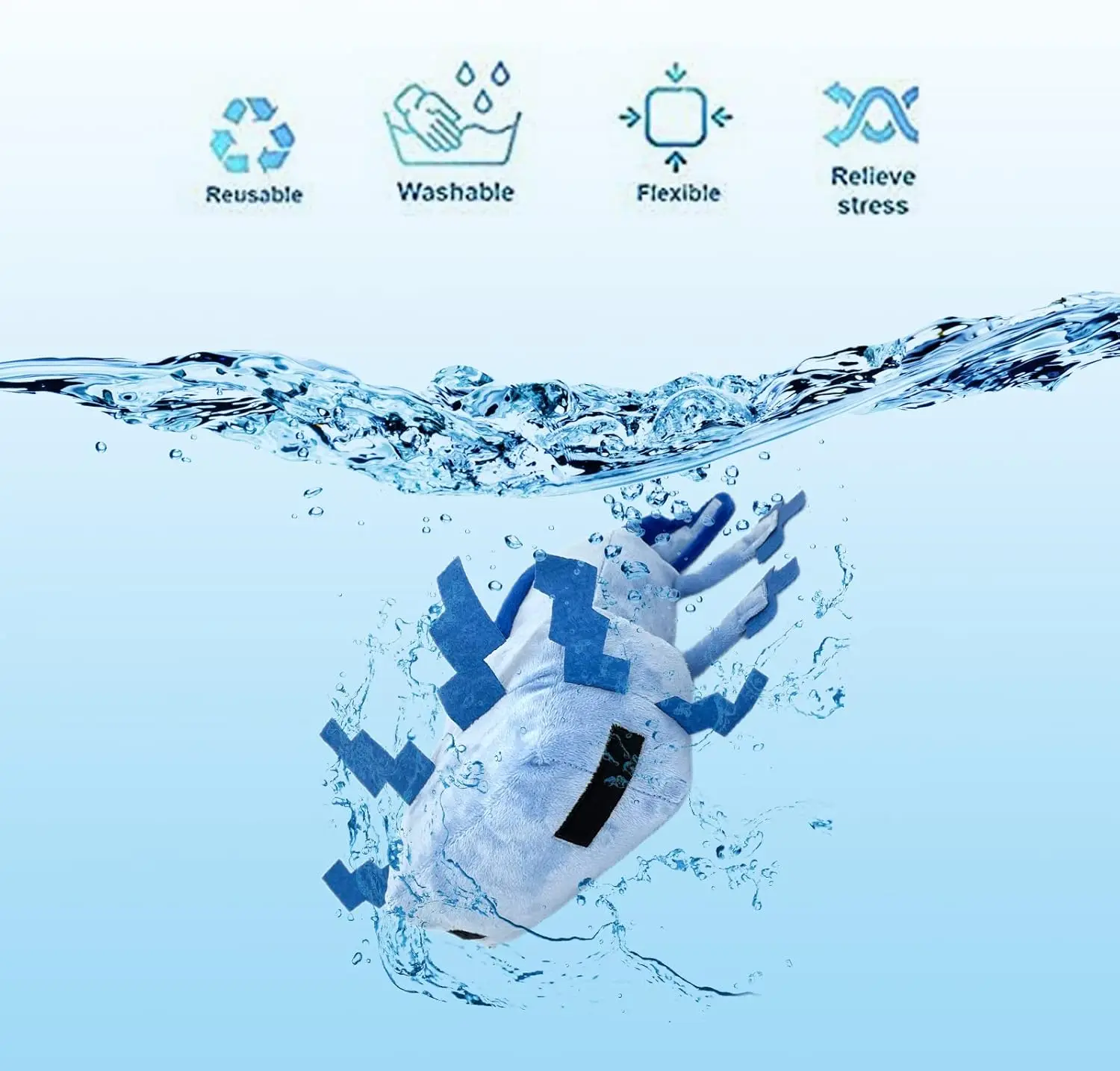 Axolotl 플러시 베개 게임 매니아를위한 부드러운 선물 독특한 부드러운 플러시 베개 다목적 호의 선물