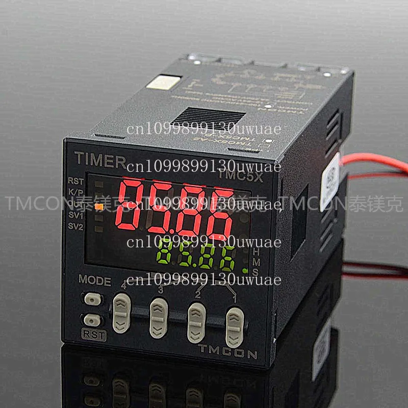 TMCON TMC5X Power Failure Memory Digital Display Time Relay Multi-function Dual-row Timer TIMER