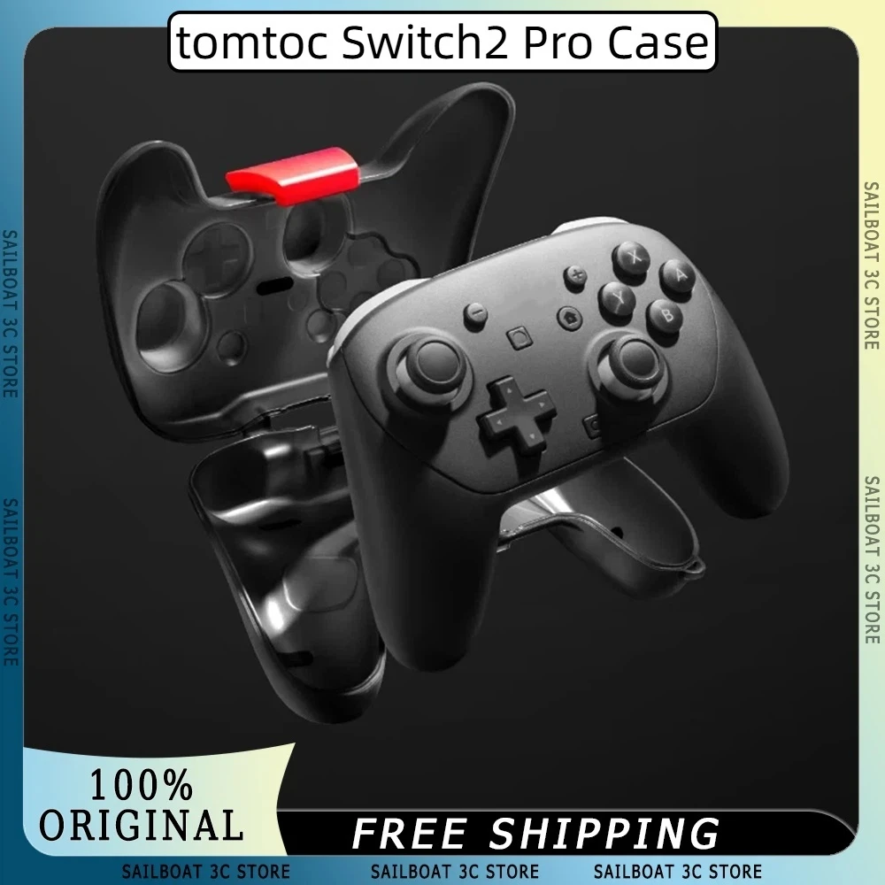 tomtoc Switch2 Pro игровой контроллер защитный чехол антимусорный эргономичный жесткий защитный чехол для ПК для Switch2 аксессуары