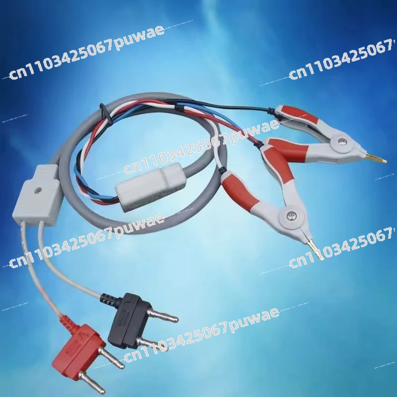 TH26050S 4-Wire Test Cable for TH2516 TH2516A TH2516B DC Resistance Tester Kelvin Test Leads