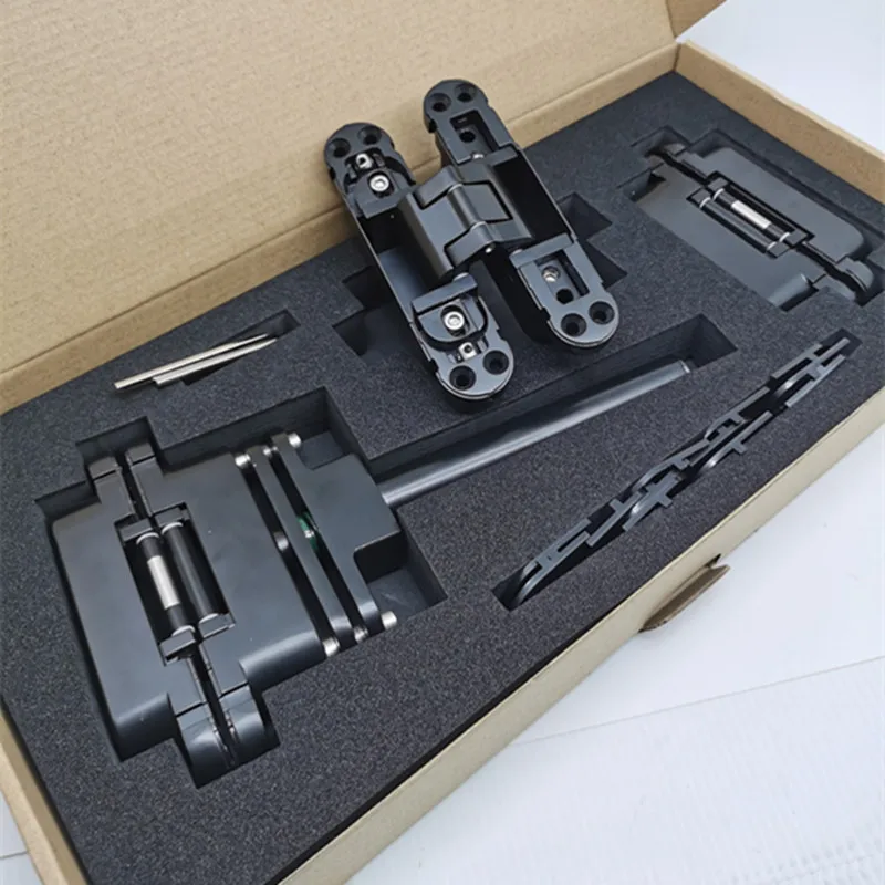 3D adjustable hydraulic buffer hinge invisible door hinge automatic door hinge 135.5 * 28.5mm 60kg