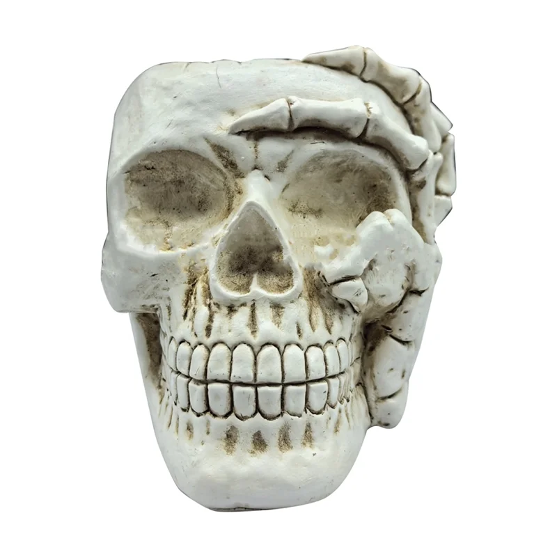 PTST Home Decoration Skull Flower Pot, Indoor Small Flower Pot, Indoor Plant Mini Flower Pot, Garden Succulent Plant Pot