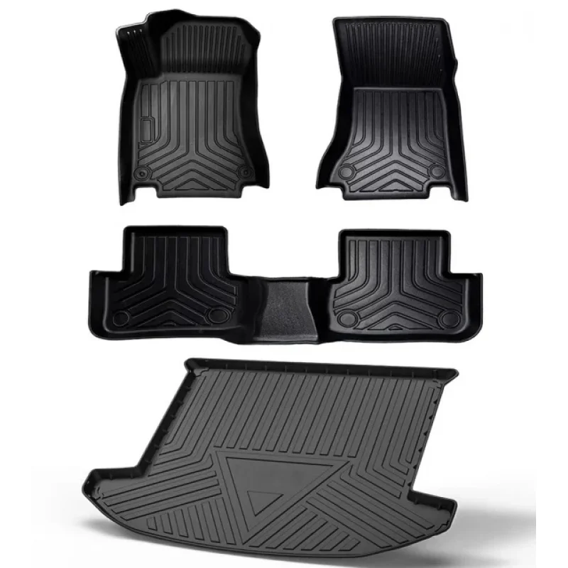 Luxury All-weather Double-layer Multicolored TPE Car Floor Mat Specifically Designed for H6S