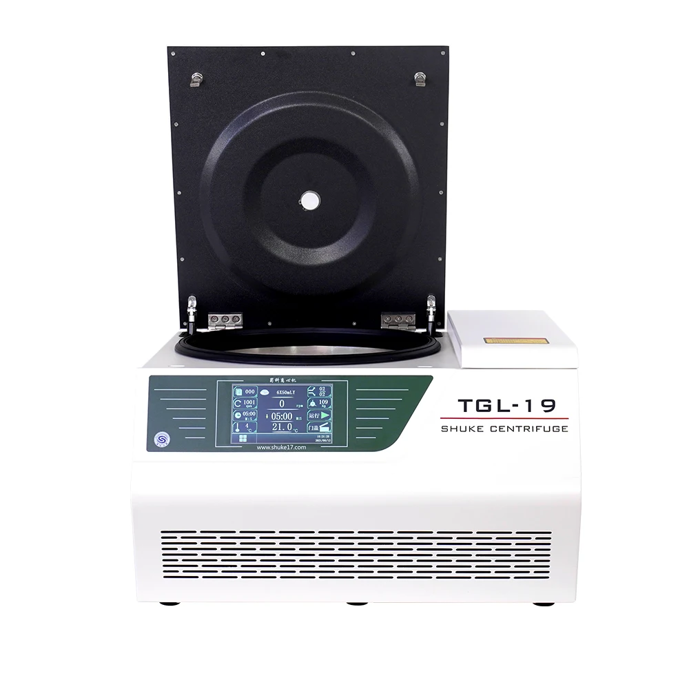 TGL-19 19000rpm Laboratory High Speed Refrigerated Medical Hospital Swing Out Angle Rotor Centrifuge 500ml