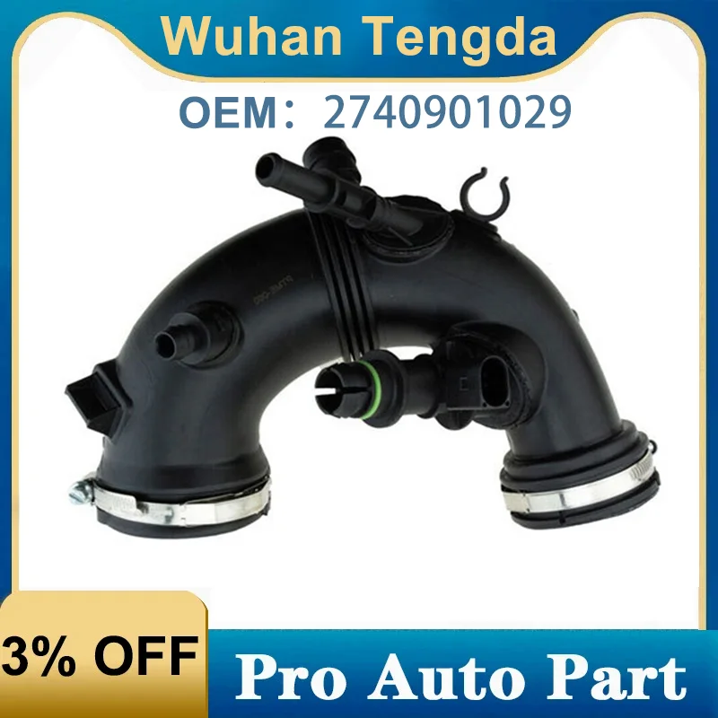 2740901029 Air Intake Tube Pipe With Sensor Engine Parts For Mercedes-Benz C180 C200 C250 C300 E200 E350 E500 GLC300 M274