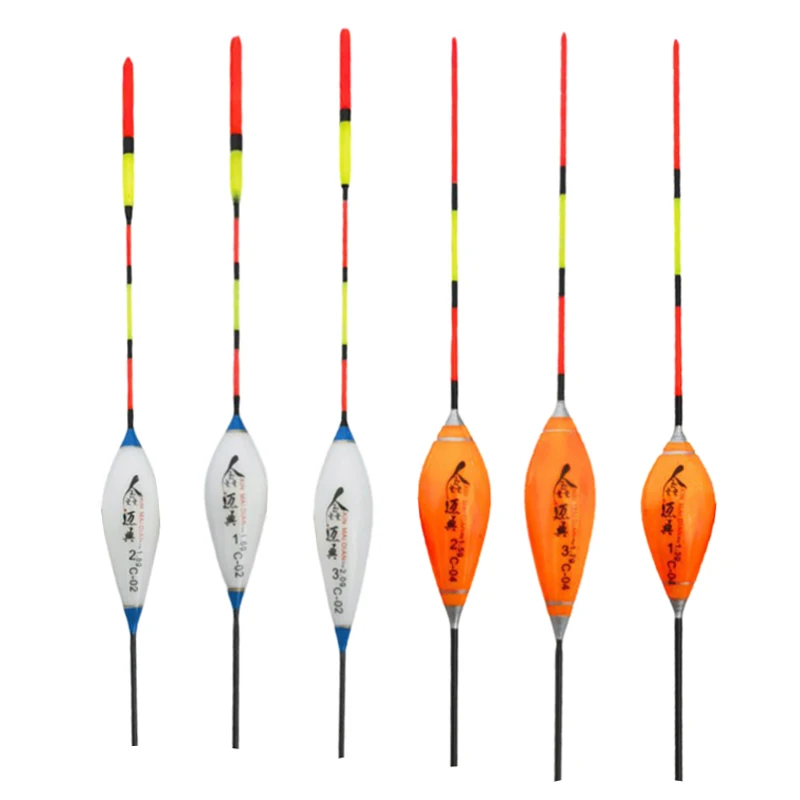 2Pcs Luminous Fishing Floats 1.3-2g Gravity Sensitive Set of Fishing Floats Shallow Water Night Luminous Fishing Buoys Tools 막대찌