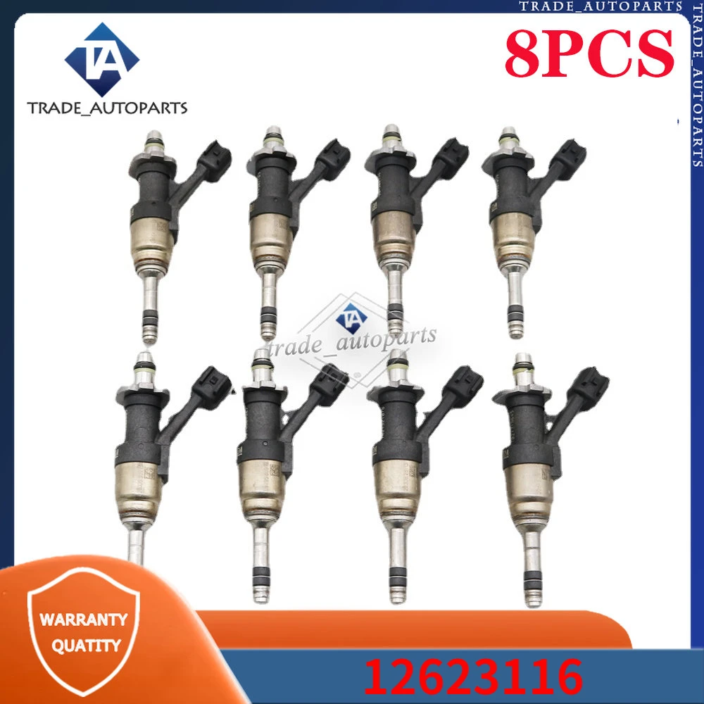 

12623116 Fuel Injector 8Pcs For Chevrolet Silverado 1500 Suburban Tahoe GMC Sierra 1500 Yukon XL 12656005 12668390