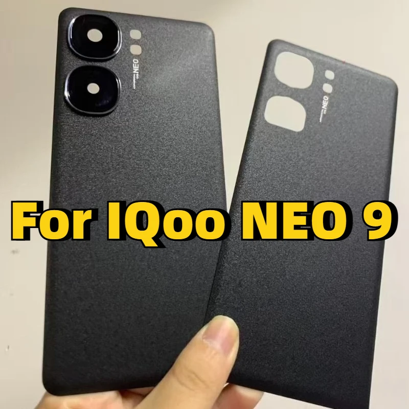 Back Glass Cover For Vivo IQOO NEO9 V2338A Rear Housing Back Cover With Camera Lens Adhesive Tape