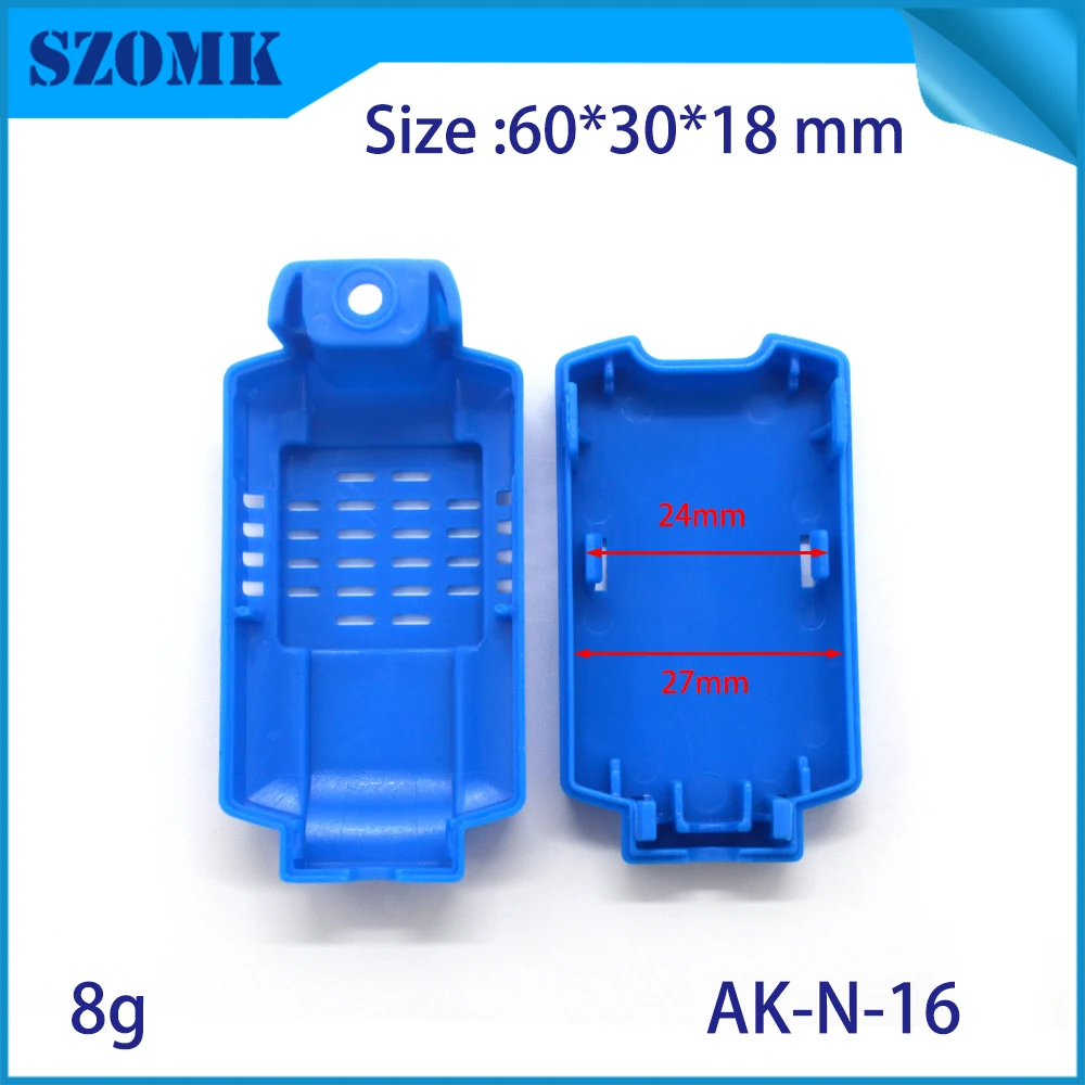 2Pcs 60*30*18mm small plastic humidity sensor electronic project enclosure diy plastic enclosure box junction housing