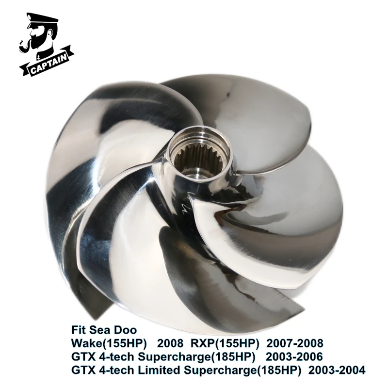 Jet Ski Impeller SR-12/20 155.5mm fit Seadoo/ GTX 4-tech Supercharge(185HP) GTX 4-tech Limited Supercharge(185HP) Watercraft