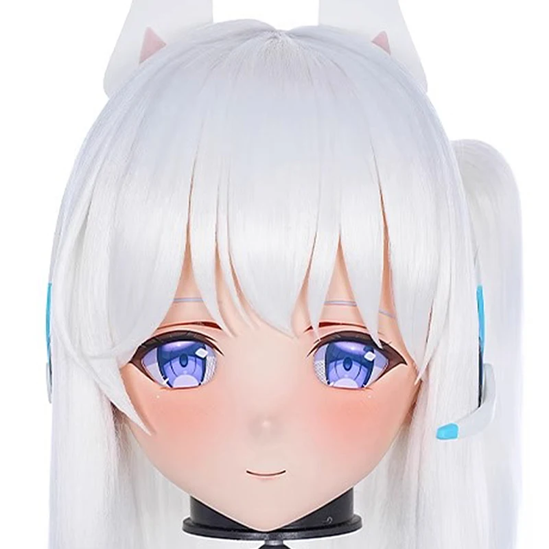 

(MEO282) Настроить ручной работы на всю голову запираемый кроссдресс мужской и женский японский мультфильм аниме игровой персонаж маска кигуруми