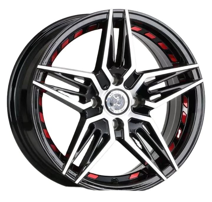 

Inner Colorful Line Replica 15 Inch 4 Hole 4*100 Universal Aluminum Car Alloy Wheels Rims in Stock Set of 4