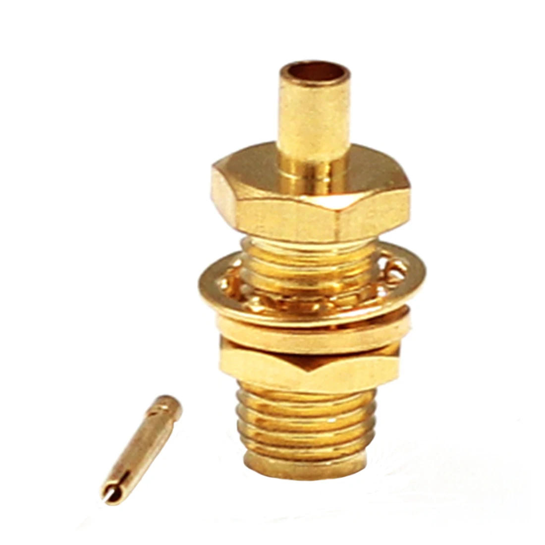 1pc SMA Female Jack RF Coax Connector  Solder for Semi-Flexible Cable RG405 086