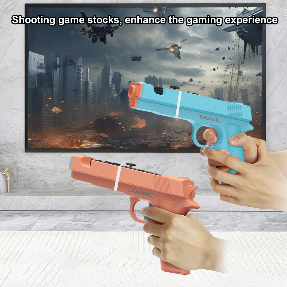 Controller per pistola da gioco di tiro per Switch 2 Joy-Con Shooting Gunstock Grip Migliora l'esperienza di interazione Impugnatura a forma di pistola da gioco