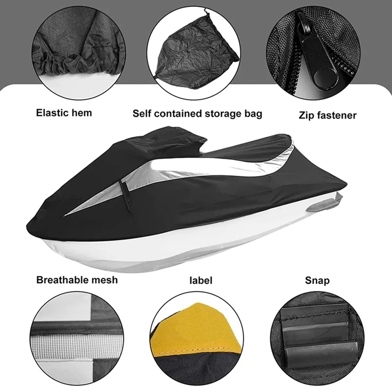 Jet Ski Trailerable Cover Fit pour Bombardier SEA-DOO GTS, GTS Rental,GTI,GTI SE,GTI 2011-2019 295100722 , 280000598