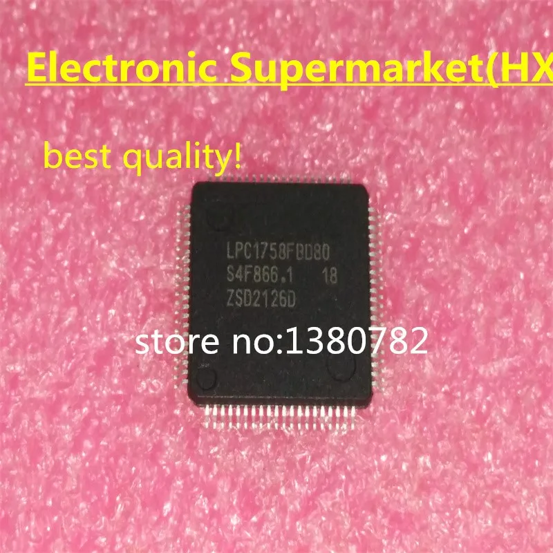 Free Shipping 5pcs-20pcs/lots LPC1758FBD80 QFP-80 Best Quality Chip In Stock!