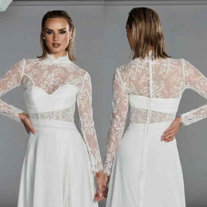

Vintage Bridal Jacket Women Lace Floral Appliques Edge Elbow Wedding Formal Occasion Dresses robes de soirée Customized