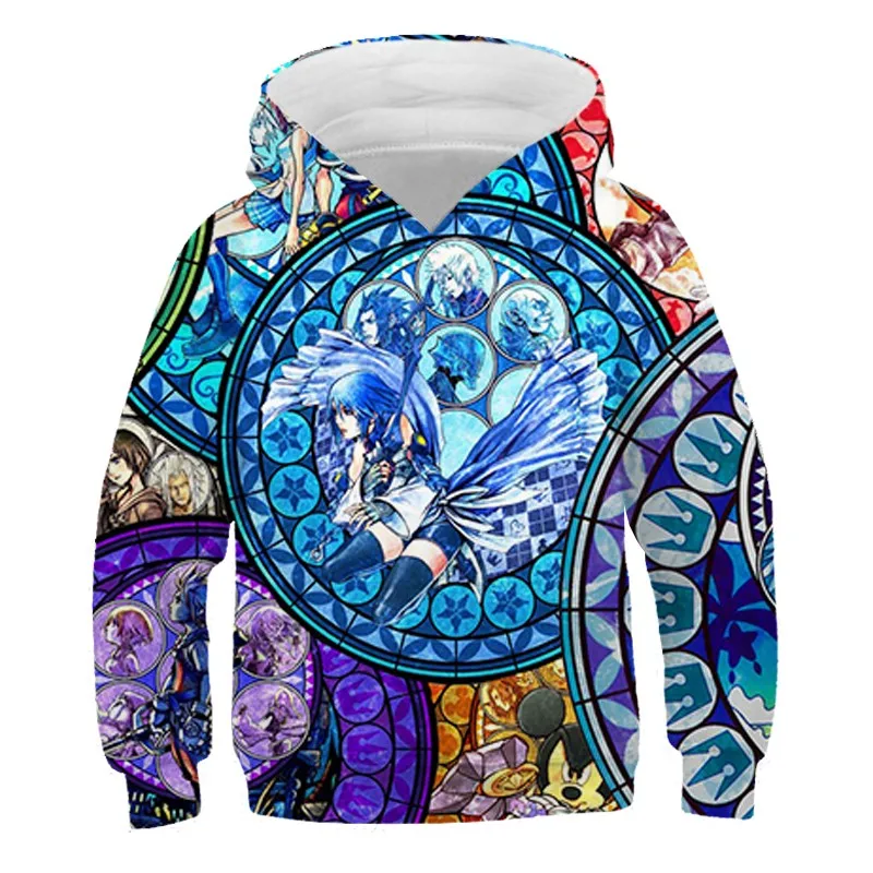 

Autumn Children Clothing Comfortable Hoodie Kingdom Heart Food and Toy Wafer Altimania Peripheral Casual Loose Hooded Sweatshirt