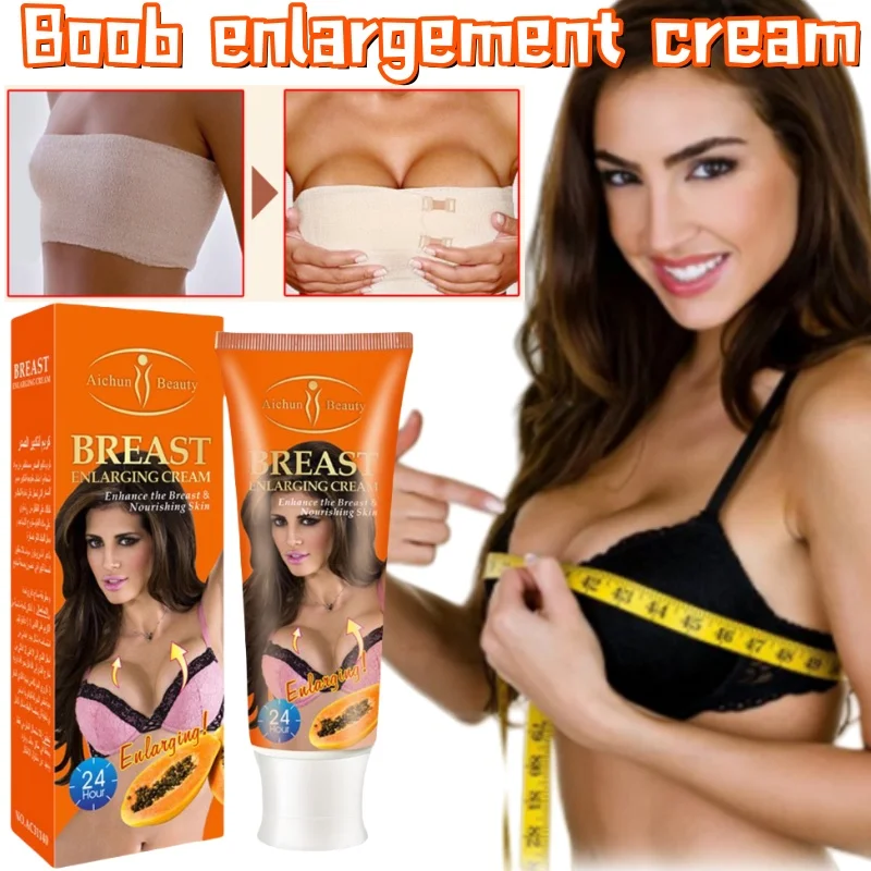 

Boob Enlargement Cream Moxa Pure Papaya Plump Breast Cream Plumpness Quick and Effective with Sexy Breasts 120g