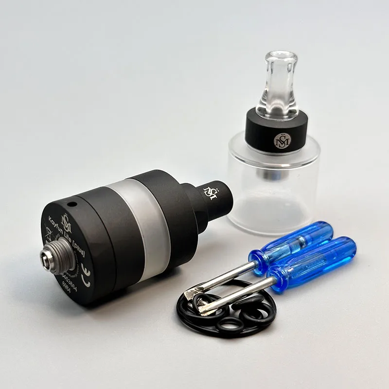 Kayfun lite plus 2021 mtl rta 22 مللي متر/24 مللي متر 316ss خزان رذاذ واحد لفائف تدفق الهواء مدخل خزان vape قابل للتعديل