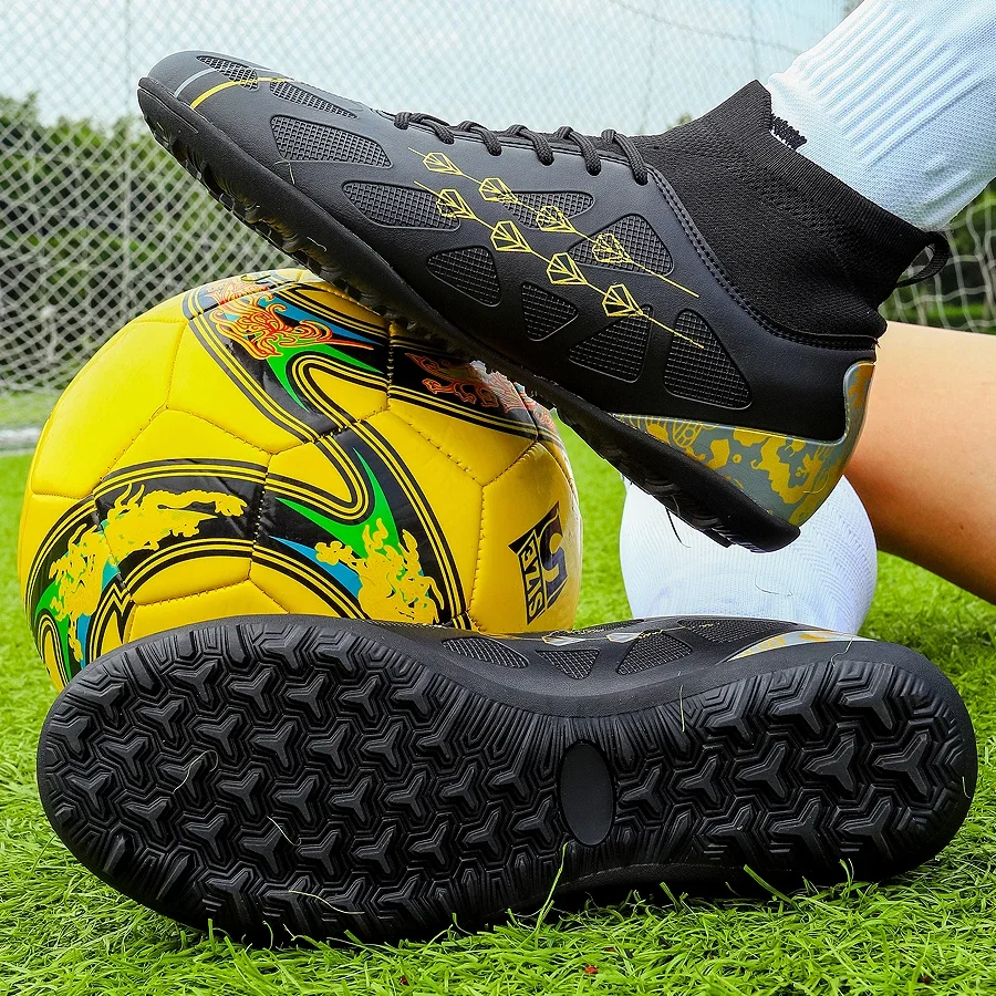 Outdoor Men\'s Sneakers Soccer Shoes Wholesale Ultralight Non-slip Training Shoes Drop Shipping Football Boots Cleats Grass