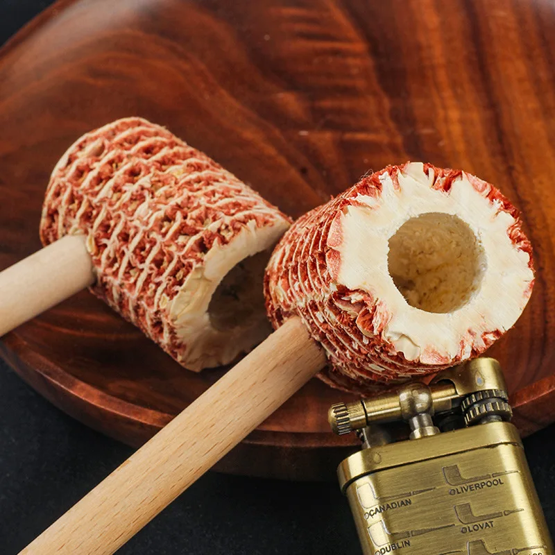 Disposable Corn Shape Smoking Pipe Corn Cob  Tobacco Pipes Smoke Accessories Men Gadgets